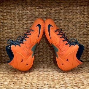 Nike Lebron 11 Atomic‎ Orange Basketball Sneakers
